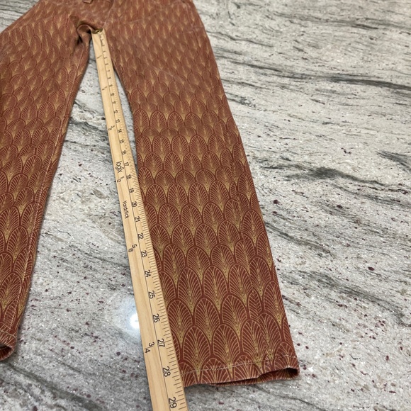 Hudson Nico Super Skinny Jeans Rust Midrise Stretch Size 27 - Picture 10 of 10